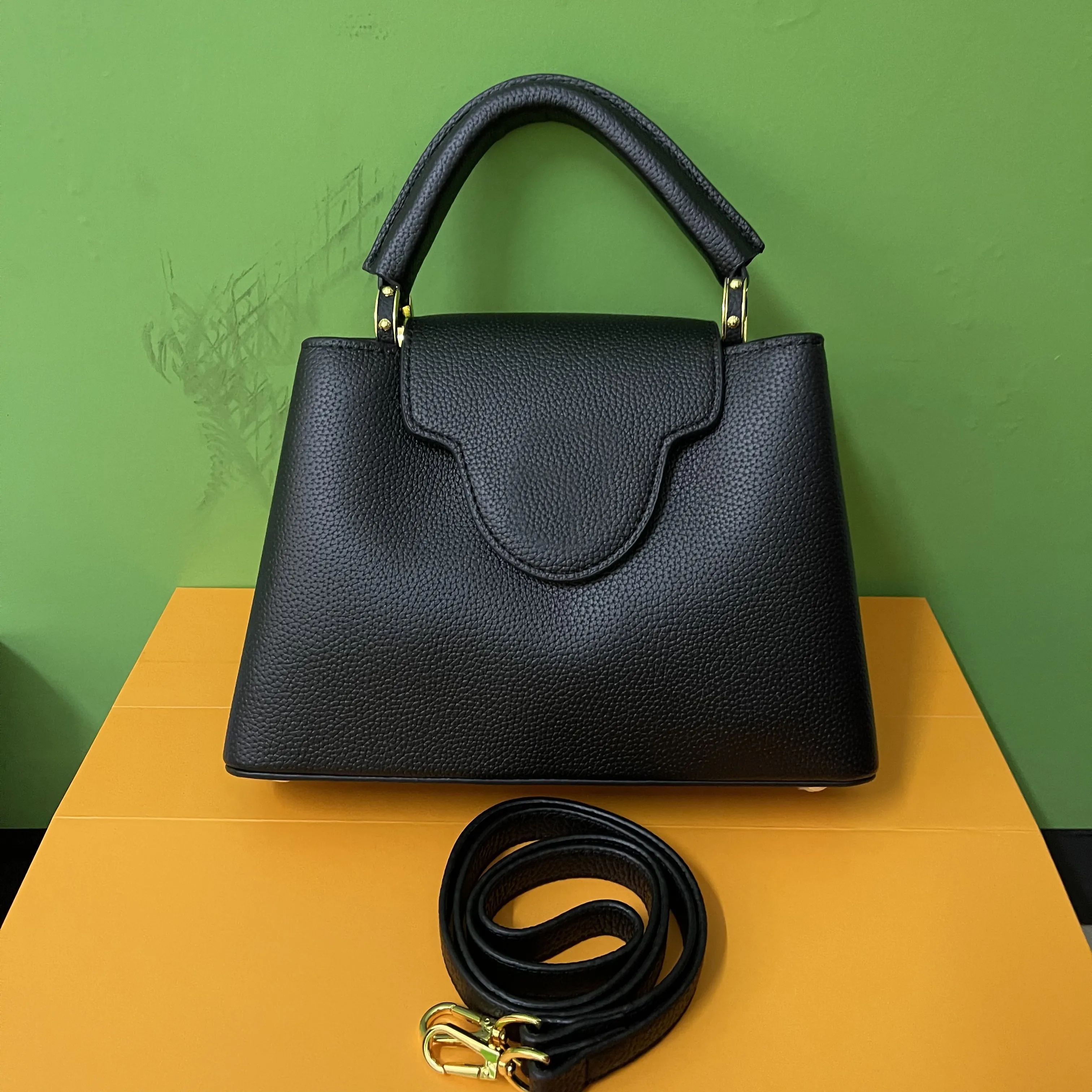 Top Quality 4 colors Women genuine leather Shoulder bags Crossbody Pure color handbag Messenger t... | DHGate
