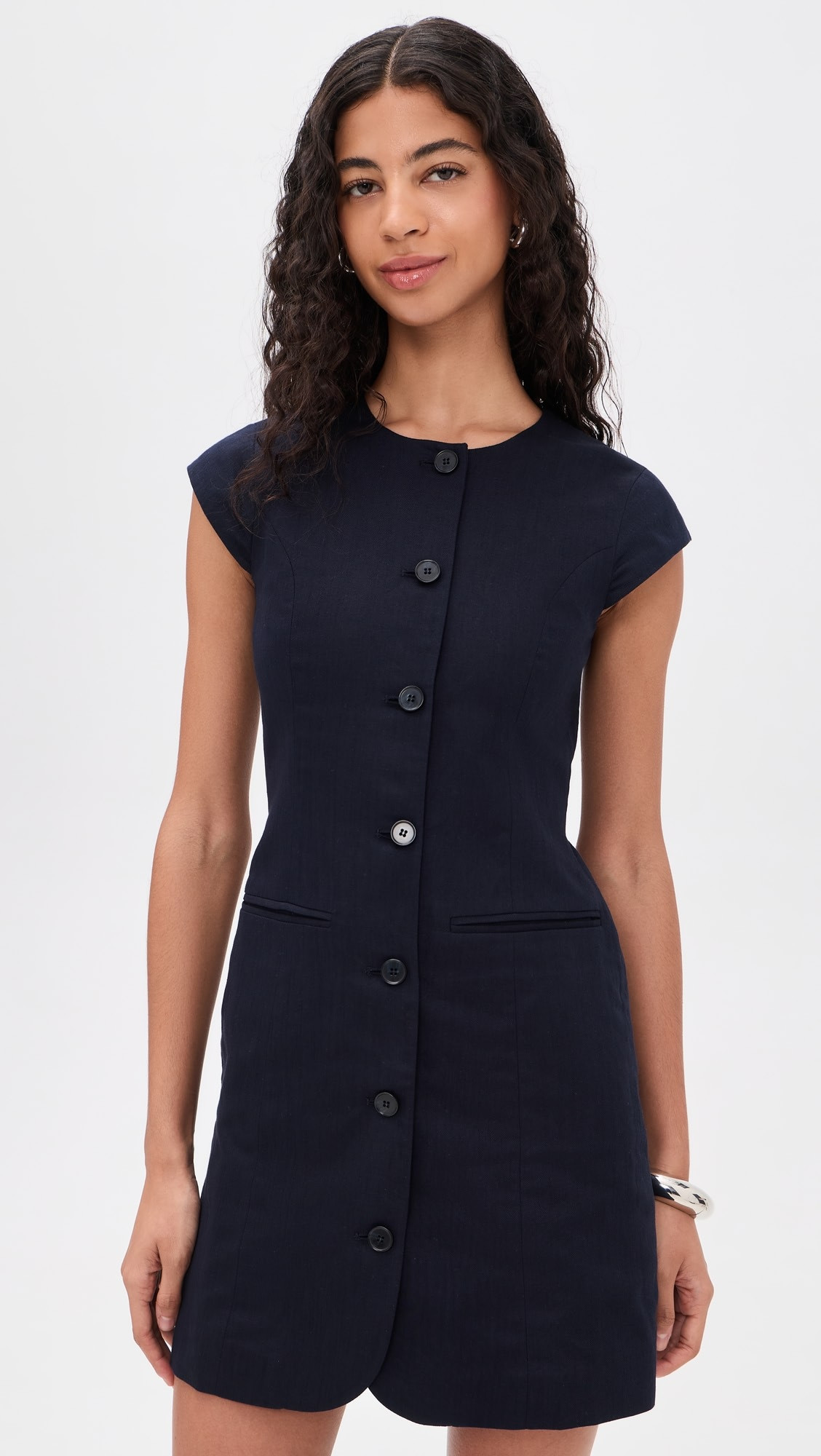 Jennie Linen Mix Dress | Shopbop