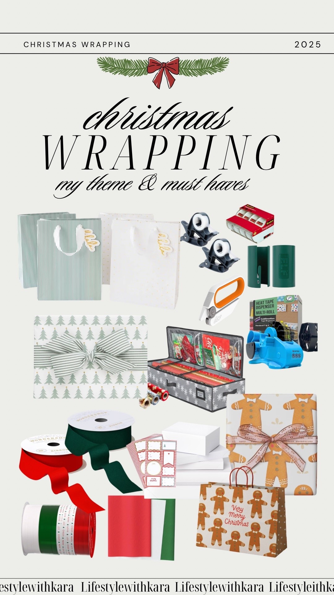 My theme this year and what other things I use to make wrapping life easier! 

#LTKFindsUnder100 #LTKGiftGuide #LTKHoliday