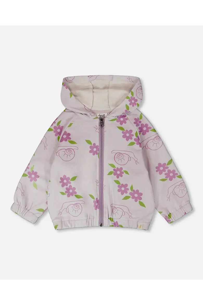 French Terry Snails Print Hooded Cardigan (Women) | Nordstrom | Nordstrom