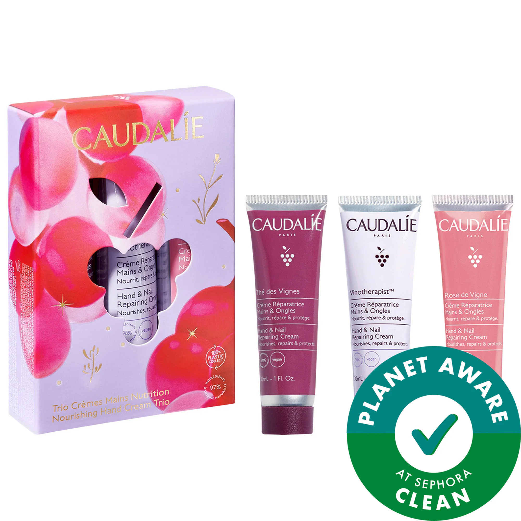 Caudalie Hydrating & Nourishing Hand Cream Trio | Sephora (US)