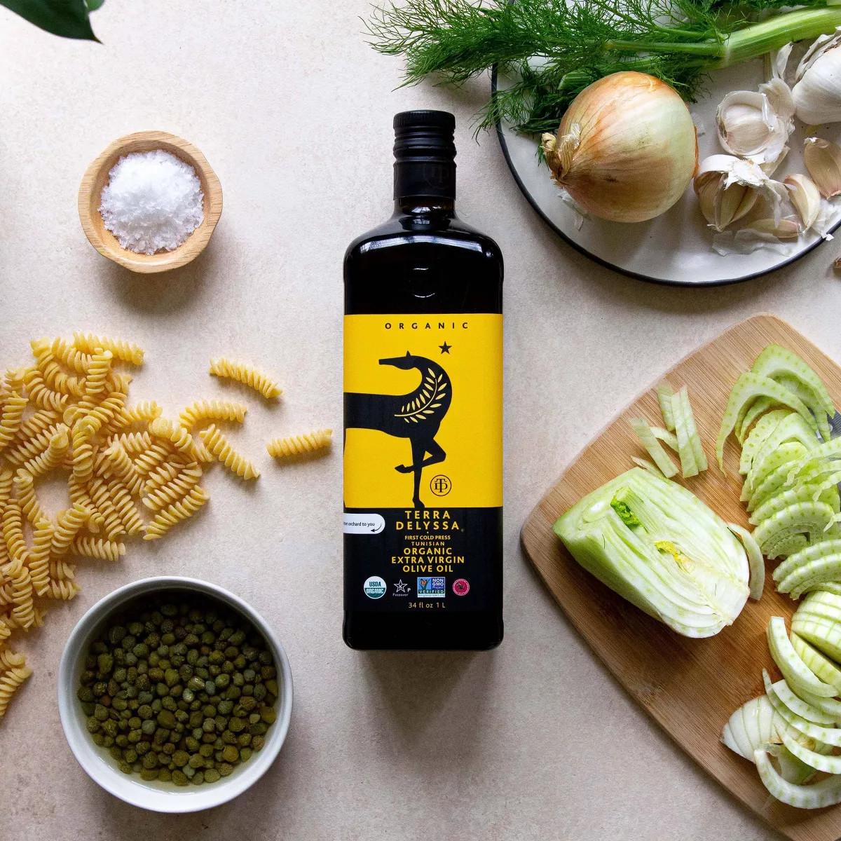 Terra Delyssa 100% Organic Extra Virgin Olive Oil - 34 fl oz | Target