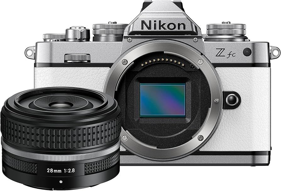 Nikon Z fc DX-Format Mirrorless Camera Body w/NIKKOR Z 28mm f/2.8 (SE) White (International Model... | Amazon (US)