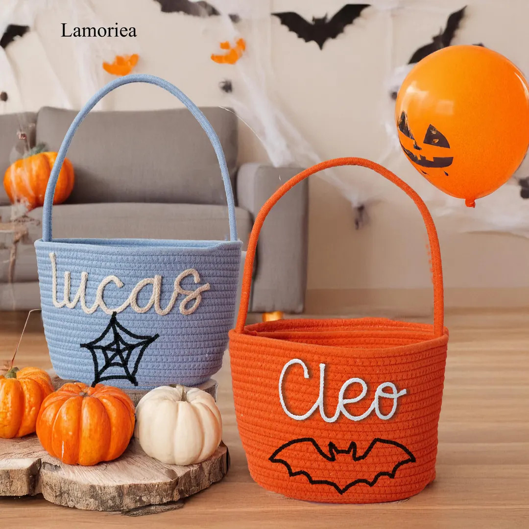 Handmade Halloween Basket, Personalized Baby Basket, Baby Gift Basket, Baby Gift, Halloween Gifts... | Etsy (US)