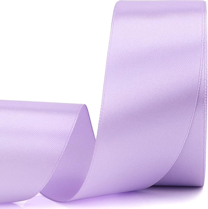 25 Yards 1-1/2 inches Wide Satin Ribbon Suitable for Wedding, Party and Gift Box Packaging Ribbon... | Amazon (US)