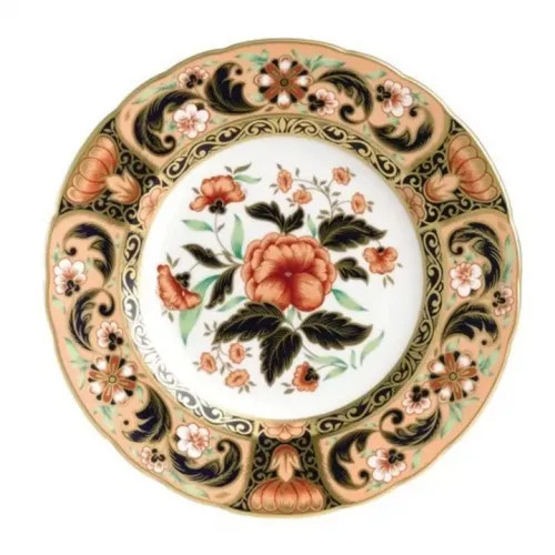 Imari Accent Plates Derby Pink Camellias Plate (Gift Boxed) | Gracious Style