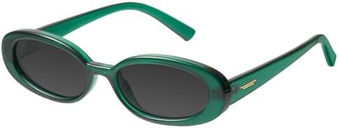 mosanana Retro Tiny Oval Sunglasses for Women with Small Face Narrow Style MS52360 | Amazon (US)