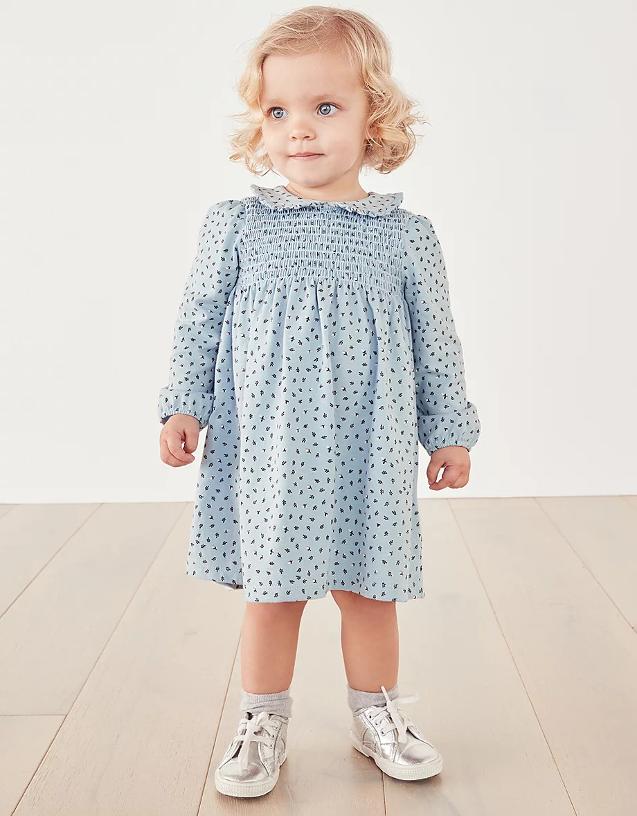 Floral Jersey Dress (0–18mths) | The White Company (UK)