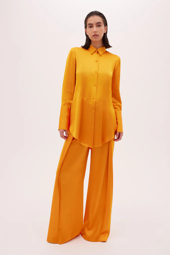 MANGO SATIN BOND SHIRT | Bianca Spender