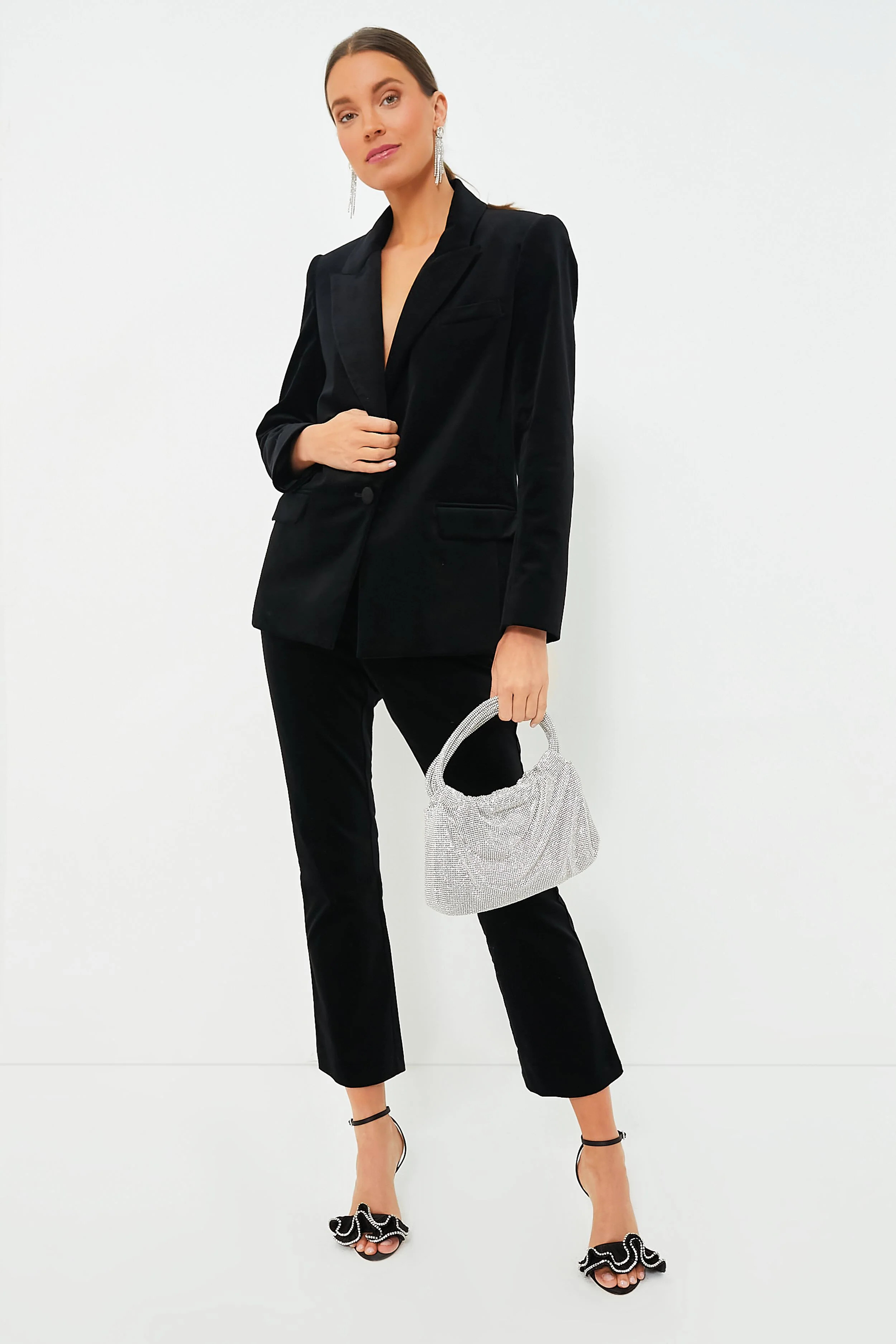Black Velvet Windsor Blazer | Tuckernuck (US)