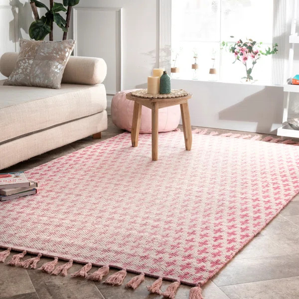 Ballymeade Wool Pink Area Rug | Wayfair Professional