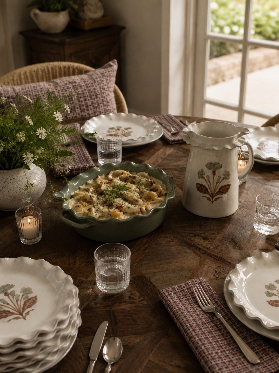 Magnolia Dinnerware You’ll Use All Season 🌿🍽️

Set a warm, welcoming table with these timeless Magnolia favorites. The scalloped stoneware, coordinating pitcher, cozy linens, and beautiful green baking dish make everyday dinners feel extra special. Whether you’re hosting friends or enjoying a quiet family meal, these pieces bring effortless charm to every gathering.

Follow @farmtotablecreations on Instagram for more cozy home finds, timeless décor, and everyday entertaining inspiration.

#LTKHome #Magnolia #MagnoliaHome #KitchenDecor #Tablescape #CozyKitchen #HostingEssentials #FarmhouseStyle #NeutralHome #DinnerInspiration #SeasonalDecor #HomeInspiration #LTKFinds

#LTKSaleAlert #LTKSeasonal #LTKHome