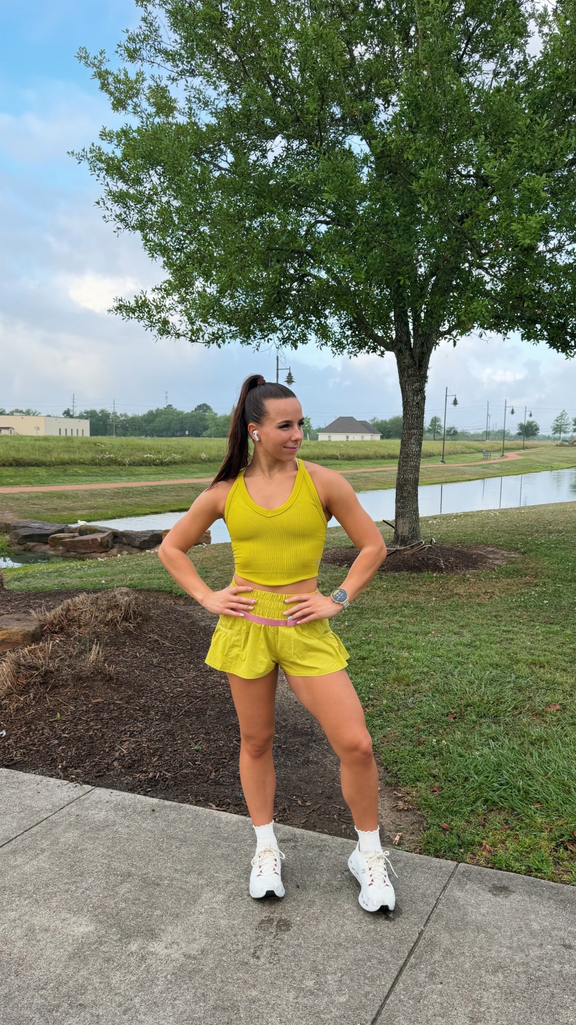 Tough run today but I loved my outfit haha!