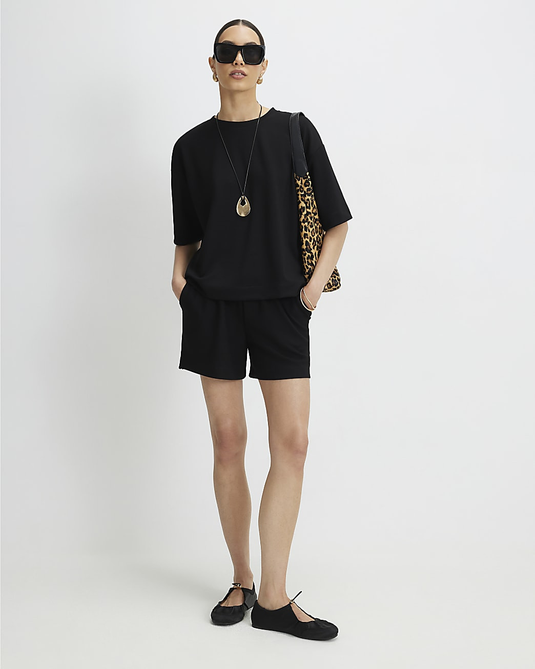 Black Premium Shorts | River Island UK & IE