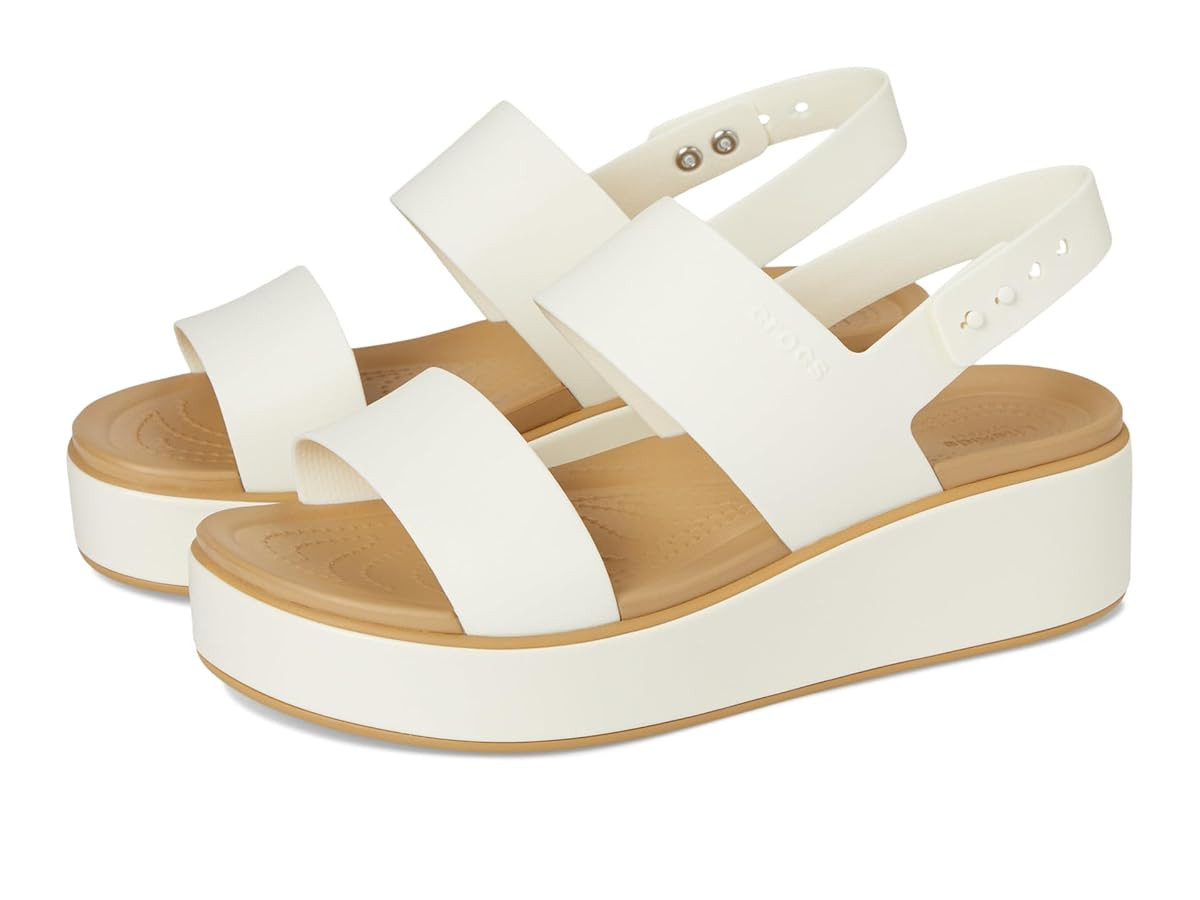 Crocs Women's Brooklyn Low Wedge Sandal | Amazon (US)