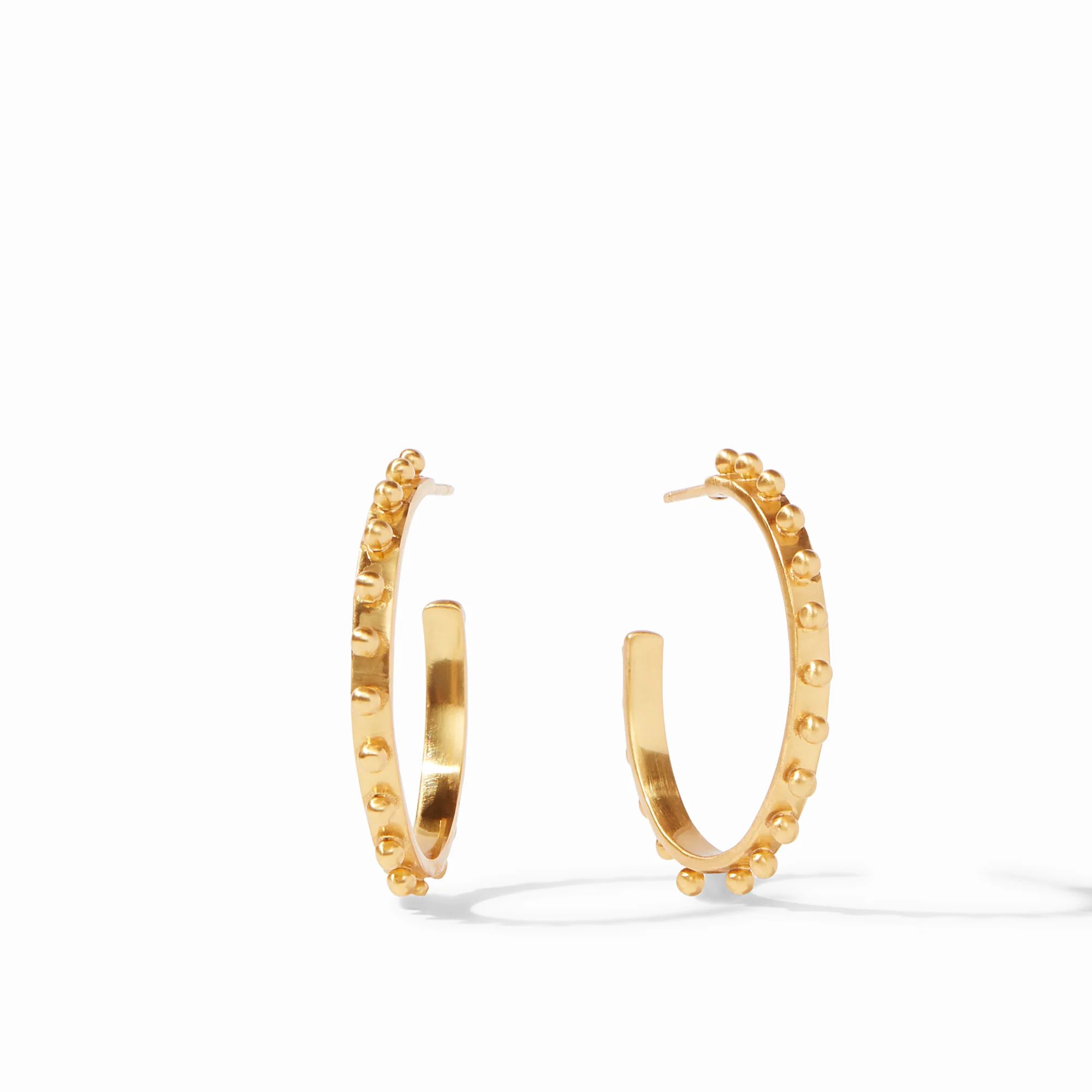 SoHo Black & Gold Hoop Earrings | Julie Vos | Julie Vos