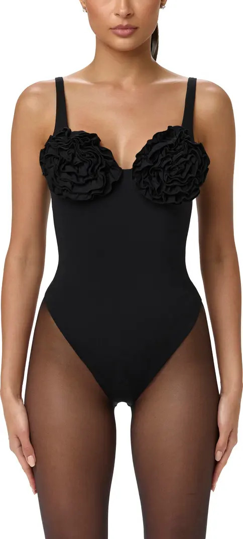 Rosette Bust Bodysuit | Nordstrom