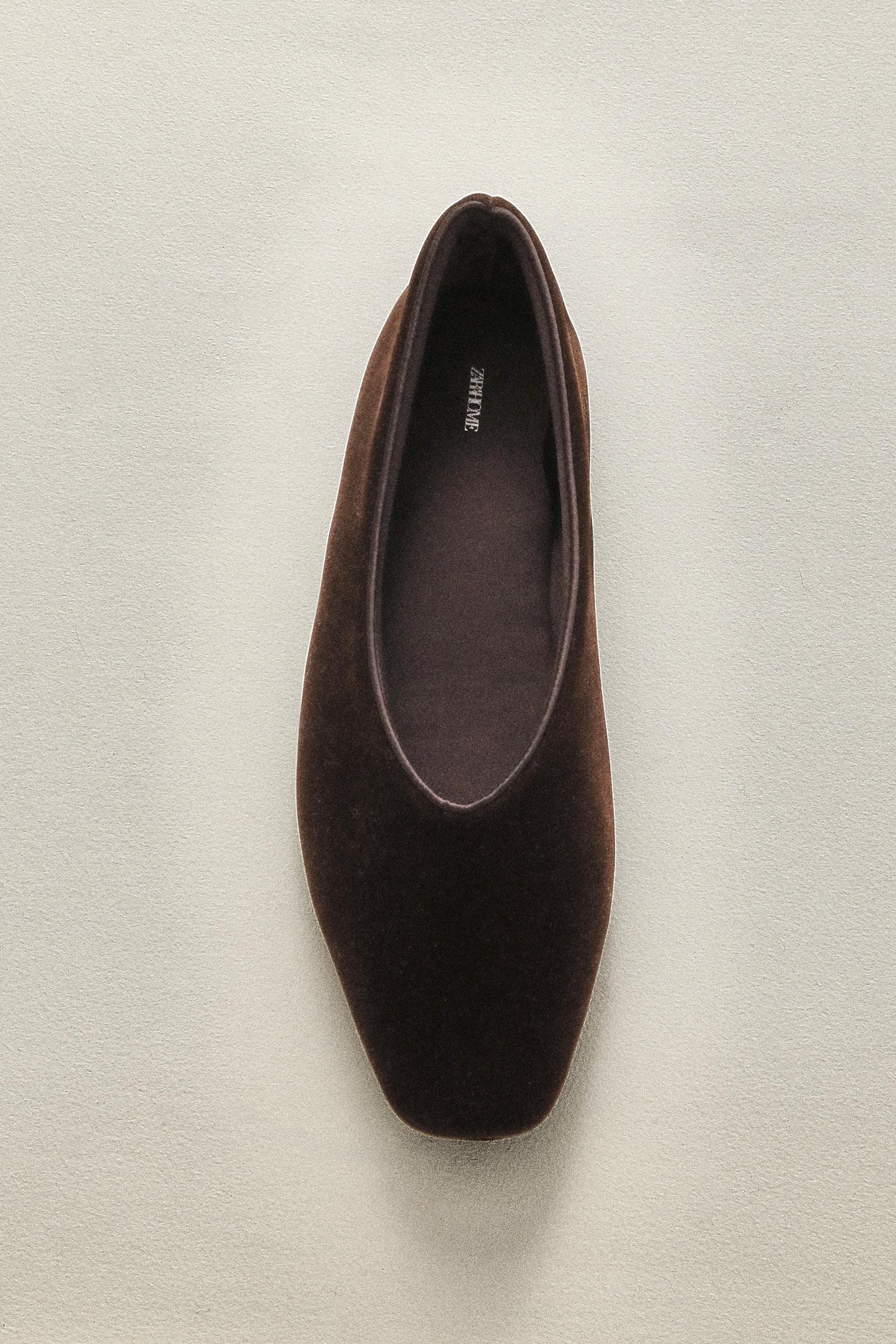 VELVET BALLERINAS | Zara UK