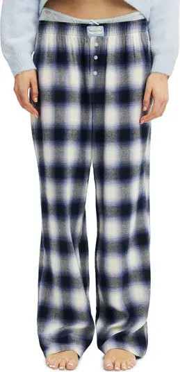 Women's Flannel Wide Leg Pant | Nordstrom