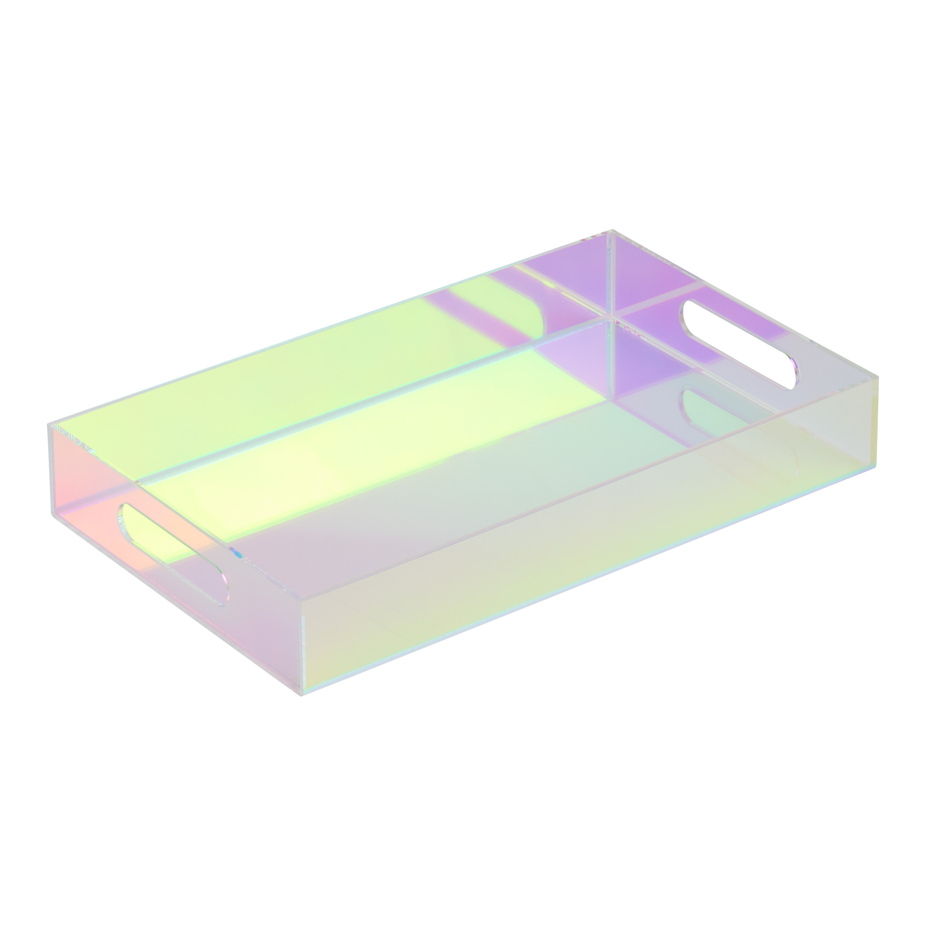 Iridescent Acrylic Serving Tray | World Market