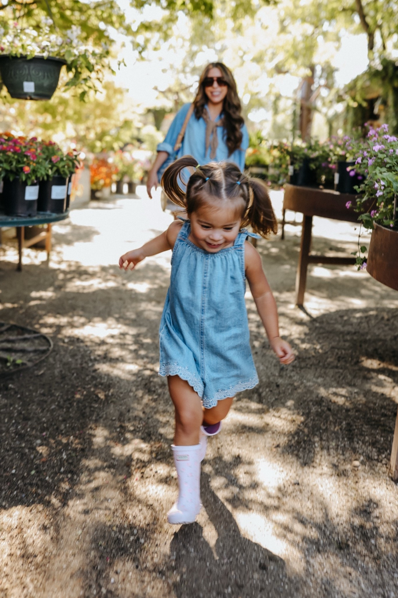 @abercrombie kids denim romper & hunter rain boots. Romper runs small… size up 1. Boots run TTS

Mommy & me outfit

#LTKmomlife #LTKootd #LTKSaleAlert