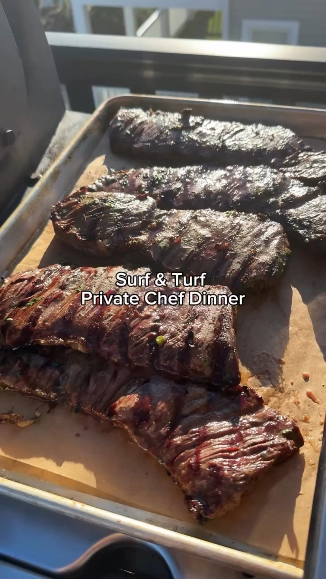 back in my element with a summer surf & turf dinner spread 🥩🐠 

#privatechef #cheflife #diml #surfandturf #lbi #longbeachisland #summerdinner