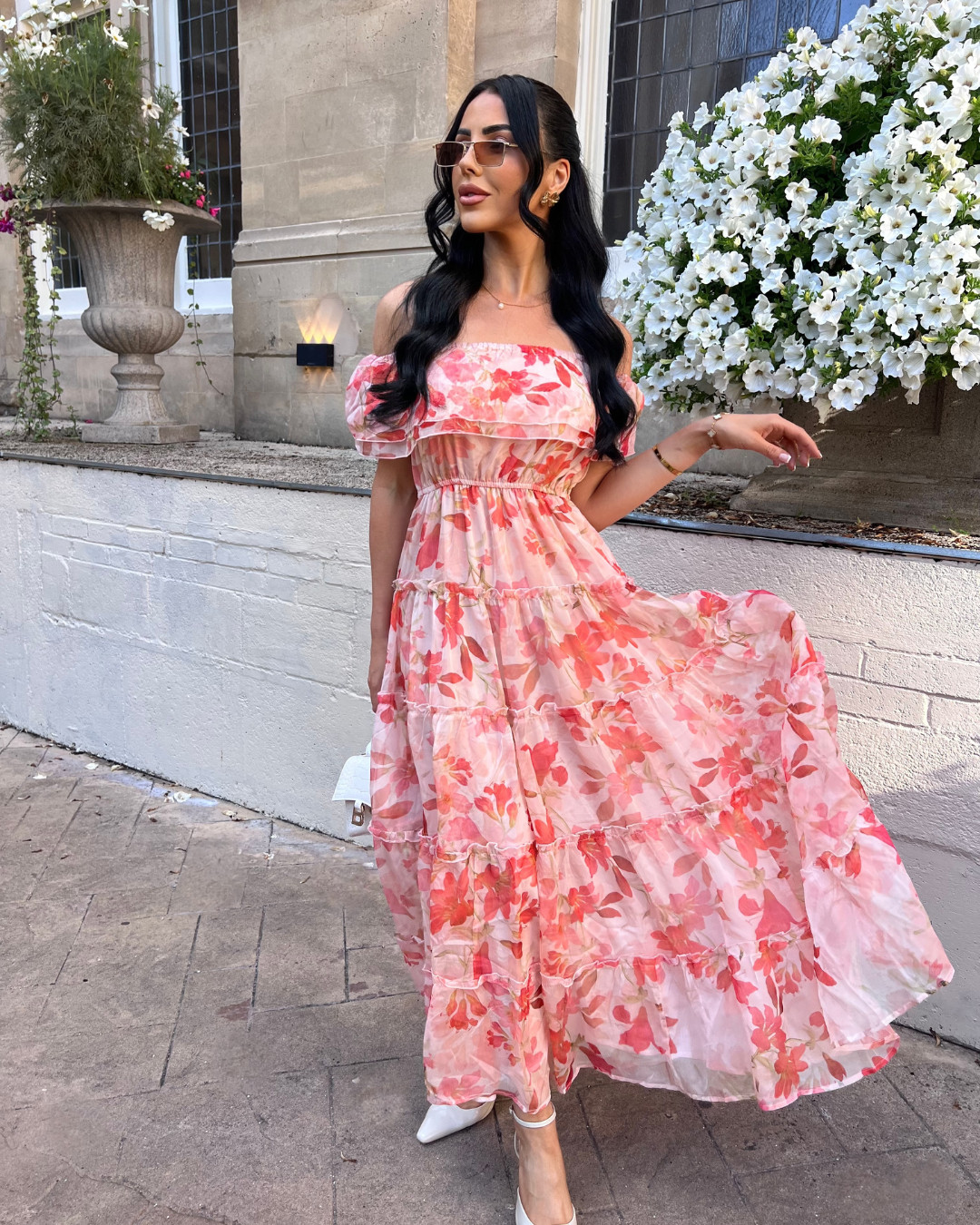 Feeling flirty in florals 🌸✨
This flowy off-shoulder maxi is what summer dreams are made of — feminine, flattering, and perfect for garden strolls or brunch dates.

It would even make a beautiful wedding guest dress this season  

 #LTKsummer #LTKwedding #LTKdresses