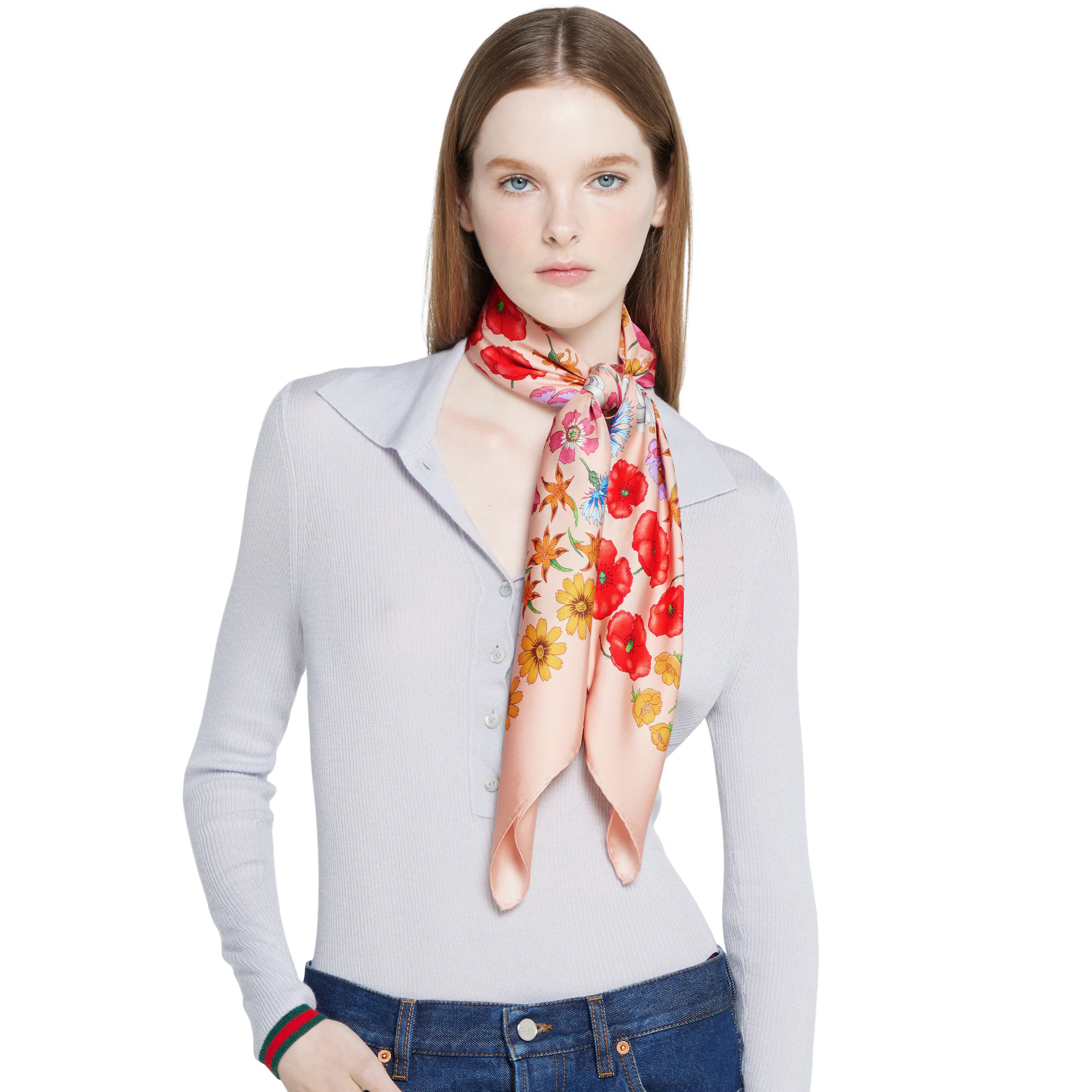 Gucci Printed silk carré | Gucci (US)