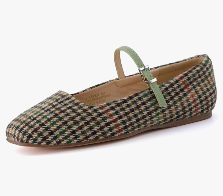 CUSHIONAIRE Women's Sleeper Mary Jane Flat with +Memory Foam and Wide Widths Available