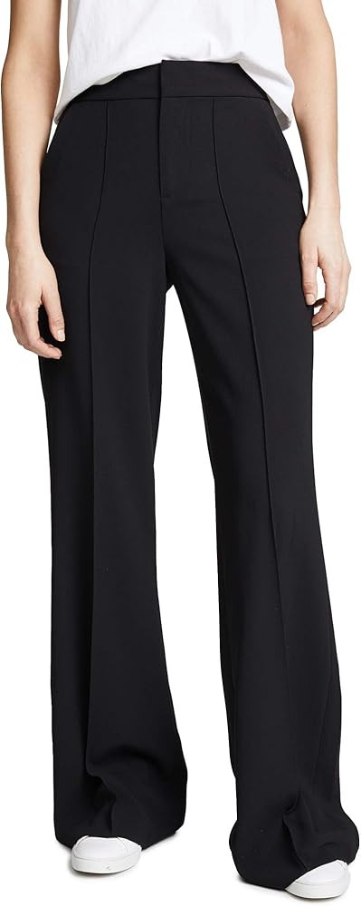 alice + olivia Women's Dylan High Waisted Leg Pants | Amazon (US)