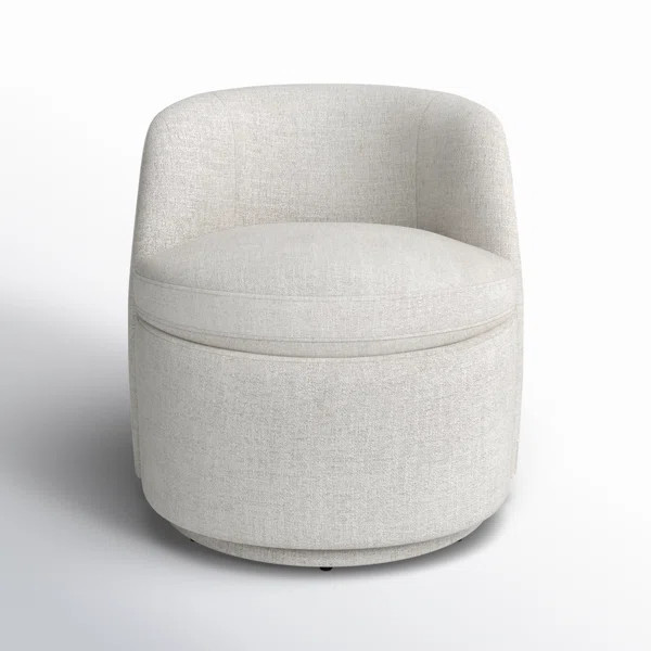 Estes Upholstered Swivel Barrel Chair | Wayfair North America