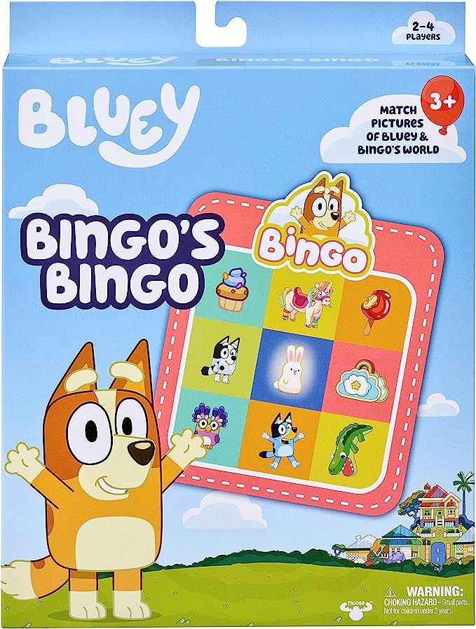 Bluey - Bingo's Bingo Card Game - Fun Matching Game Where You Match Images (13034) | Amazon (US)