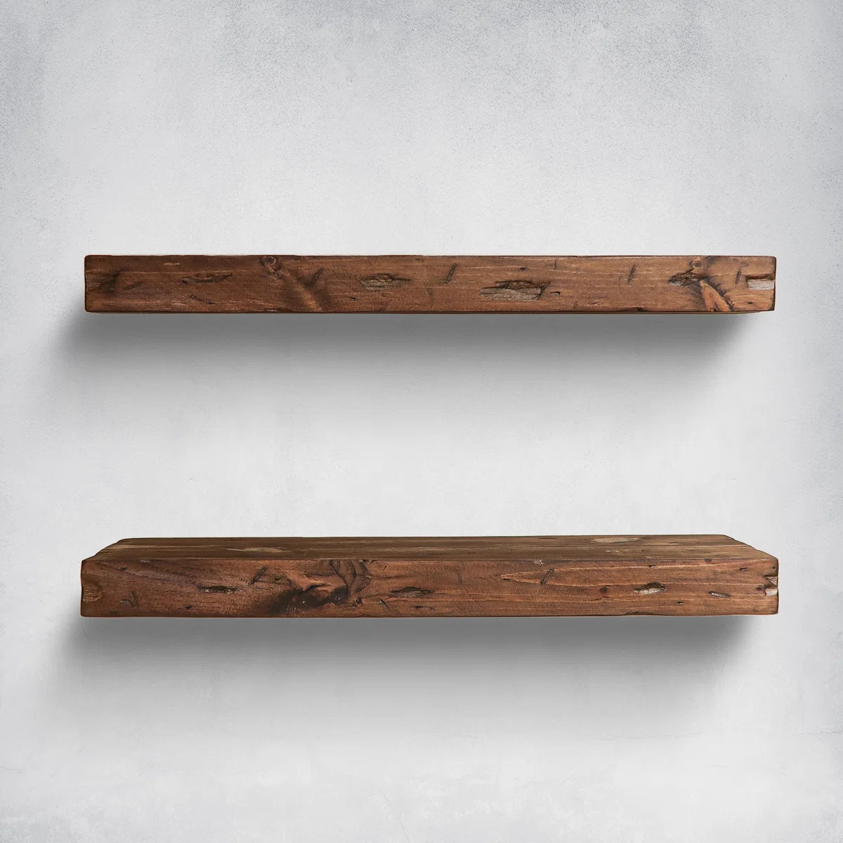 Jesher Solid Pine Wood Floating Shelves (Set of 2) | Wayfair North America