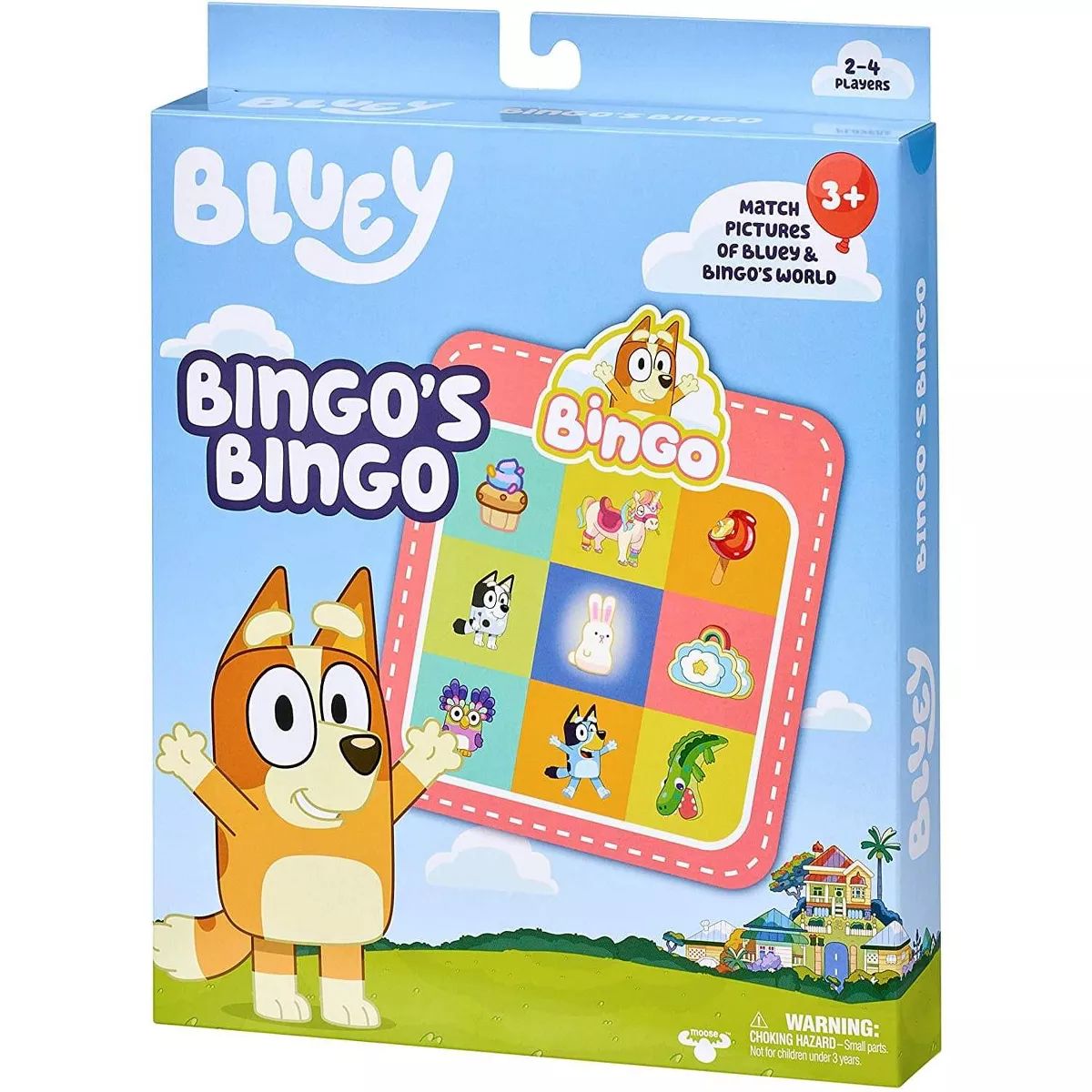 Moose Toys Bluey Bingo's Bingo Card Game | For 2-4 Players | Target