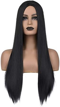 YunYan black wig for women Natural Color Long Straight Wig Synthetic Heat Resistant Woman Wig 150... | Amazon (US)