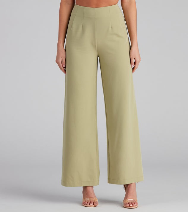 She Means Business Wide-Leg Pants | Windsor Stores