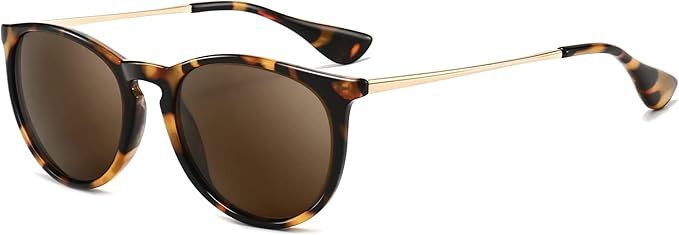 SUNGAIT Premium Vintage Round Sunglasses for Women Men Classic Retro Trendy Style | Amazon (US)