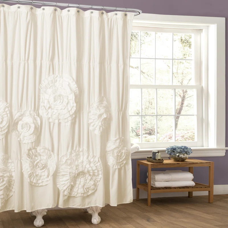 Oropeza Solid Single Shower Curtain | Wayfair North America