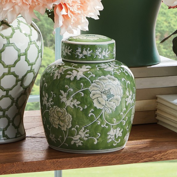 Chinoiserie Lidded Jar | Williams-Sonoma
