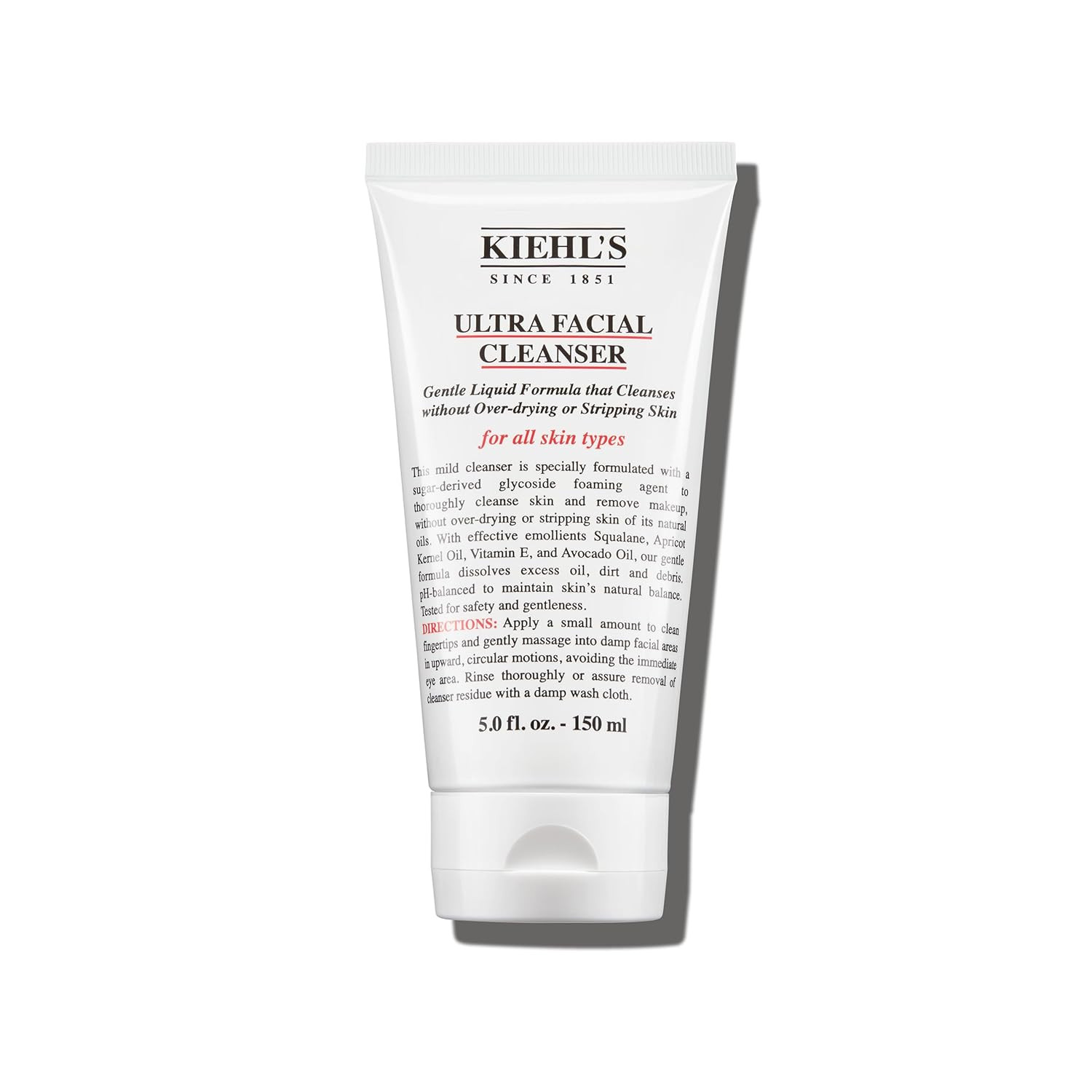 Kiehl's Ultra Facial Cleanser, Lightweight Foamy Facial Cleanser, Enriched Formula that Replenish... | Amazon (US)