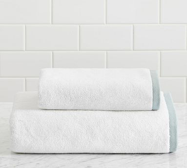Border Edge Towel | Pottery Barn (US)