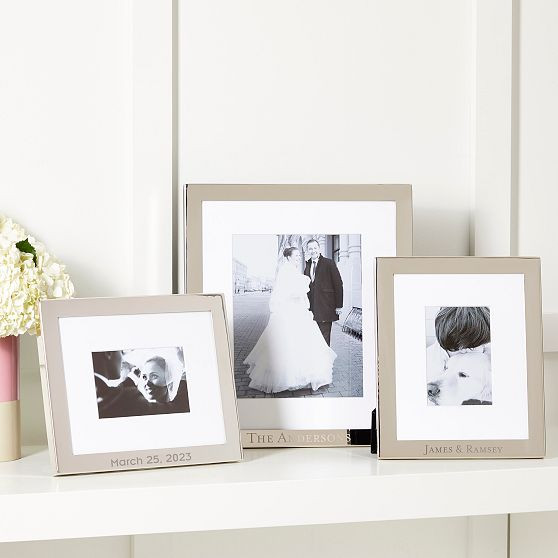Classic Silver Photo Frame | Mark and Graham