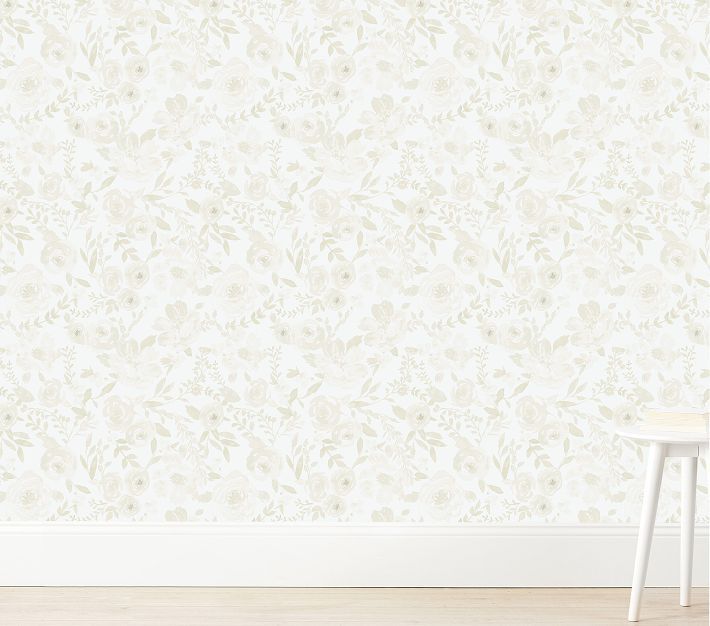 Wallpaperie Lillian Blanche Wallpaper | Pottery Barn Kids