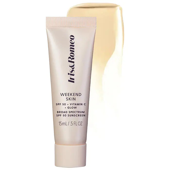 Mini Weekend Skin SPF 50 Instant Glow Tinted Mineral Sunscreen with Vitamin C + Niacinamide | Sephora (US)