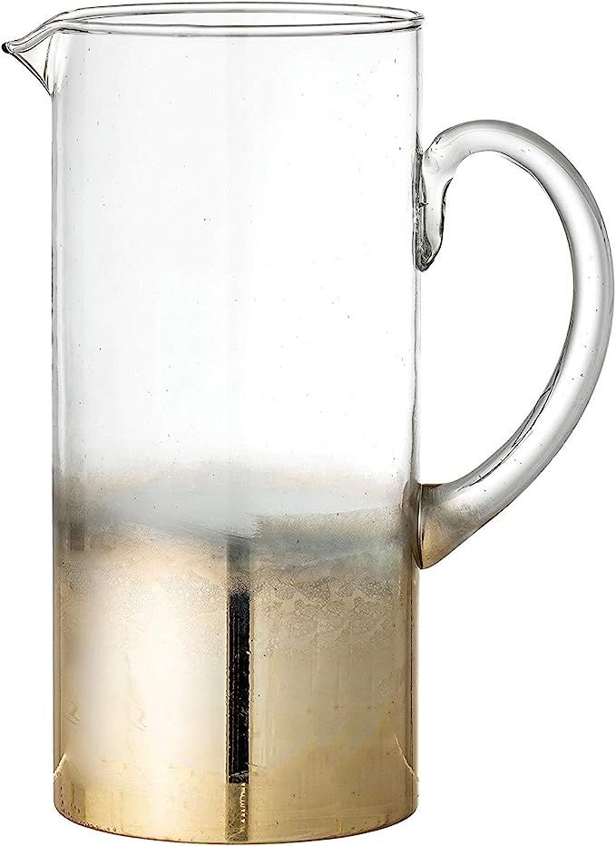 Amazon.com: Bloomingville Gold Ombre Glass Pitcher : Home & Kitchen | Amazon (US)