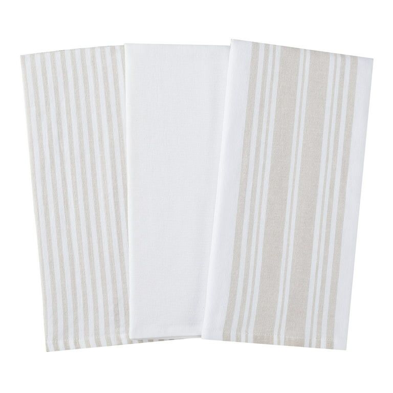 Better Homes & Gardens Culinary Stripe Kitchen Towels, Set of 3, Multiple Colors | Walmart (US)