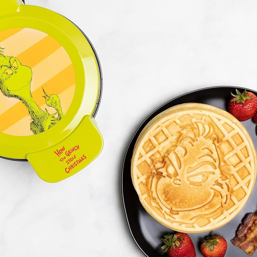 Uncanny Brands Dr. Seuss The Grinch Waffle Maker - The Grinch on Your Waffles | Amazon (US)