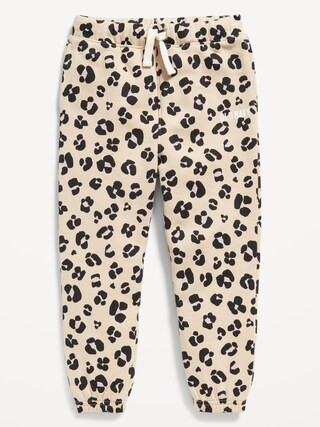 Printed Cinched-Hem Logo-Graphic Jogger Sweatpants for Toddler Girls | Old Navy (US)