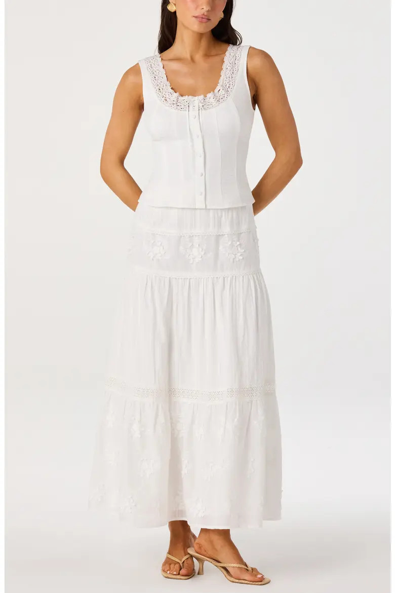 Gwyn Embroidered Maxi Skirt (Women) | Nordstrom | Nordstrom