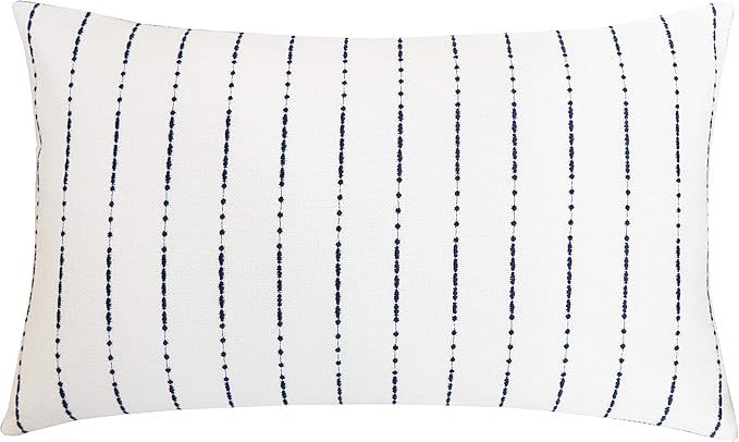 Slow Cow Linen Embroidery Decorative Lumbar Throw Pillow Cover Rectangular Pillowcase Cushion Cov... | Amazon (US)